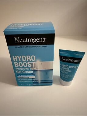 Neutrogena Hydro Boost Gel Cream Set - Light Blue and Black